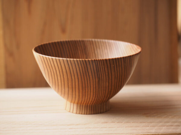 奈良の木 プロダクト 吉野杉　茶碗